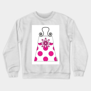 The Katy Bag / Pink Peppermint Polka Dot Parfait Crewneck Sweatshirt